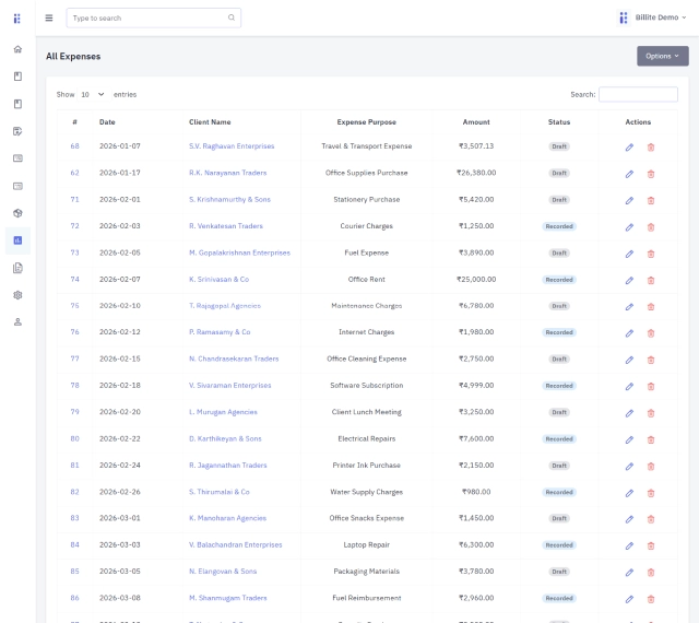 Track and organize all business expenses preview