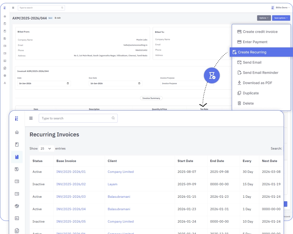 Payment links workflow